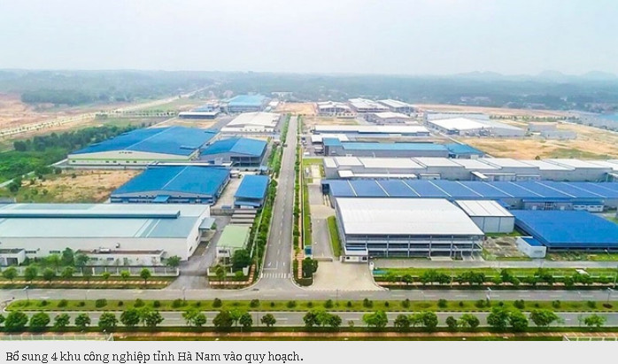 Bổ sung 4 khu công nghiệp tỉnh Hà Nam vào quy hoạch