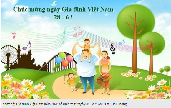Ngày hội Gia đình Việt Nam 2024: 